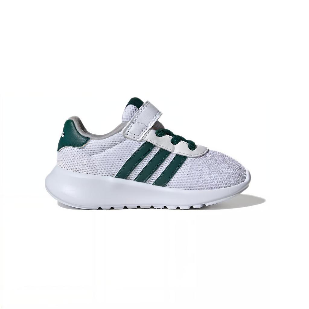 Adidas Neo Lite Racer 3.0 Comfortable Non-Slip Low-Top Walking Shoes Baby Shoes White Green ID8488