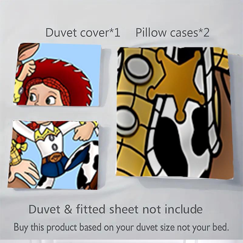 3Pcs Toy Story Adventure Bedding Sets For All Sizes New 3D Printed Bed Cover Comforter Duvet Cover Pillowcase Bedroom Decoration