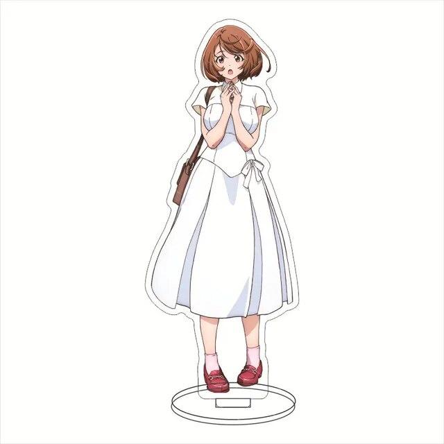 Japan Cartoon Shangri-La Frontier Anime Figur Cosplay Akrylová stojící cedulka Model hračka 15CM talíř Dekor Dekor Fanoušci Vánoční dárek