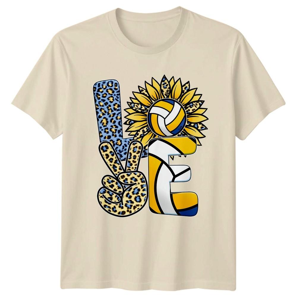 Love Unisexs TShirt Beach Volleyball Volleyball 2026 Gift For Her