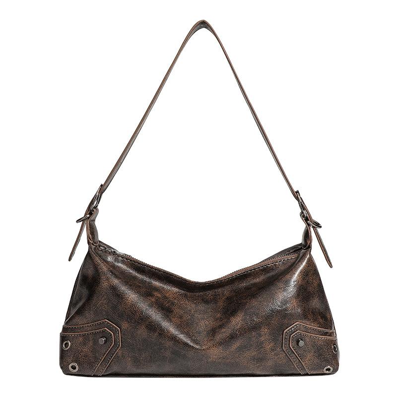 Maillard Armpit Bag Women'S Retro Women'S Bag Foreign Style Versatile Fashion Shoulder Bag Messenger Bag Women