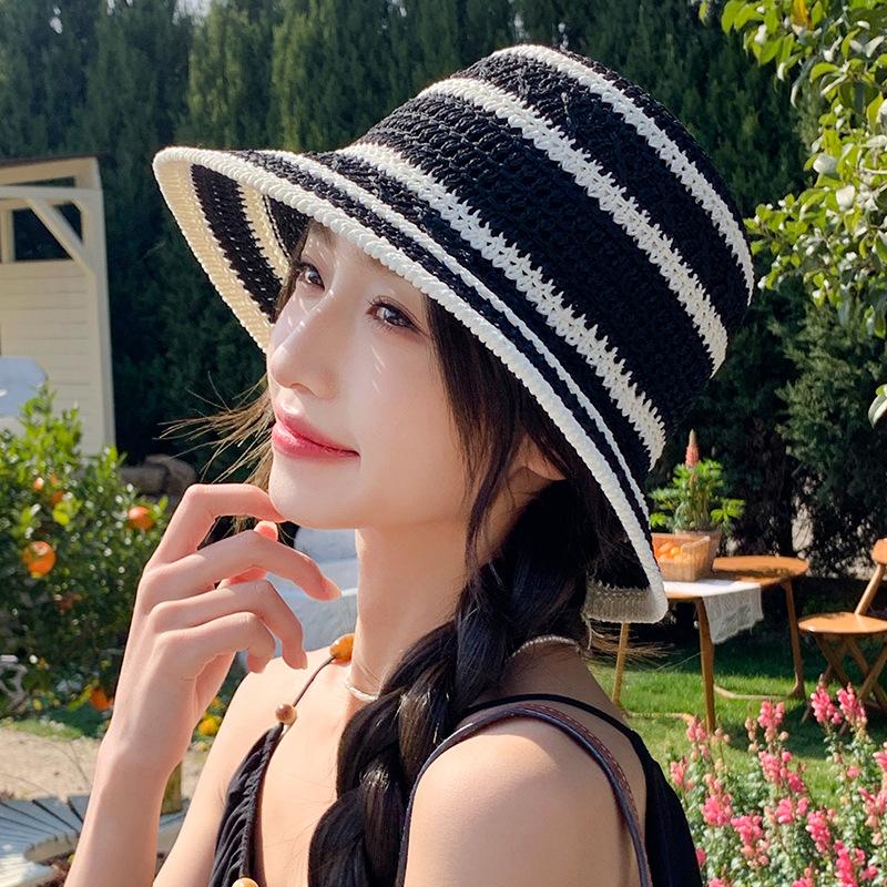 Summer Hat Female Sunshade Sun Hat Summer Outdoor Bucket Hat Travel Versatile Sweet Bucket Hat