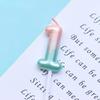 Happy Birthday Cake Decorated Interstellar Digital Colorful Candle Children's Delicate Candy Color 0-9 Number Candle Party Decor