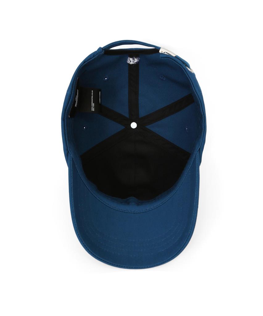 Eondeokeonteulol Cotton Logo Ball Cap Serif Udc / Authenic Bb / Carm Blue