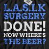Unisex Funny LASIK T-Shirt Laser Eye Surgery Gifts Eyesight Correction Tee Eyes
