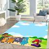 Numberblocks Area Rug Perfect for Entryway Outdoor Playrooms Foyer Anti-slip Rug Anime Office Decor Best for Christmas