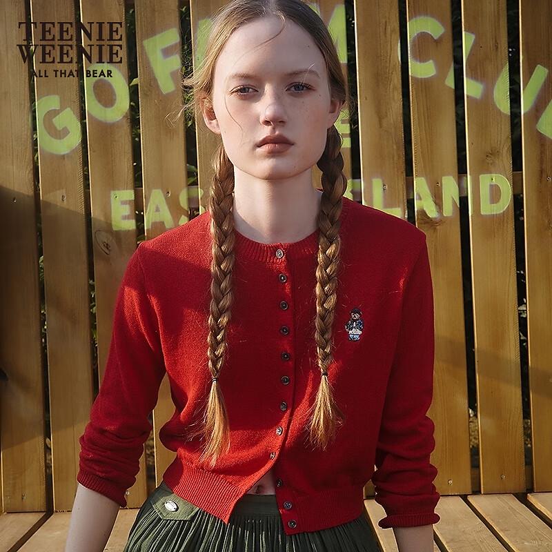 Teenie Weenie Women's Bear Knit Cardigan