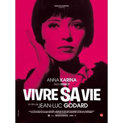 VIVRE SA VIE Original Movie Poster ROLLED Small Size 53x40cm Rolled Movie Poster Jean-Luc Godard