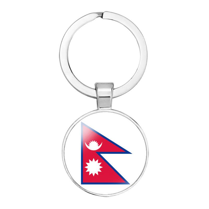 Decorative Keychain Showcasing Asian Country Flags Perfect For Birthdays And Parties