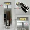 SHIBASHO Square Trowel (Silver, Yasugi Steel, Black Handle) for Plastering, Heavy-Duty (Made in Japan, Miki, Hyogo Prefecture) (270mm)