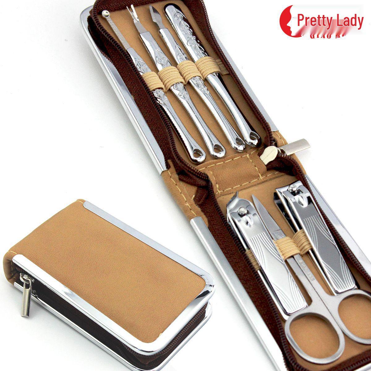 

Милый 7-предметный маникюрный набор: Набор для красоты: кусачки для ногтей и пилочка