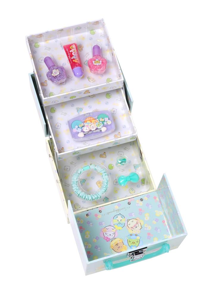 Race Sumikkogurashi Mini Vanity Makeup Mint Ages 231036 Box, Green, 6+, Cosmetics, Accessories,
