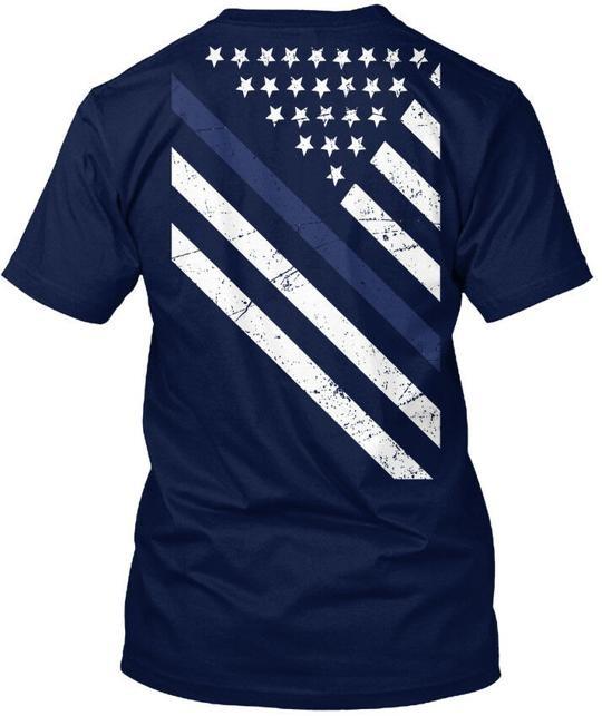 Эксклюзивная футболка Thin Blue Line Сделано в США Размеры от S до 5XL 4XL