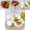Silk Peony Flower Artificial Decor For Home Living Room Photography Prop