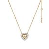 Trillion Cut Necklace Silver Ms4n316o