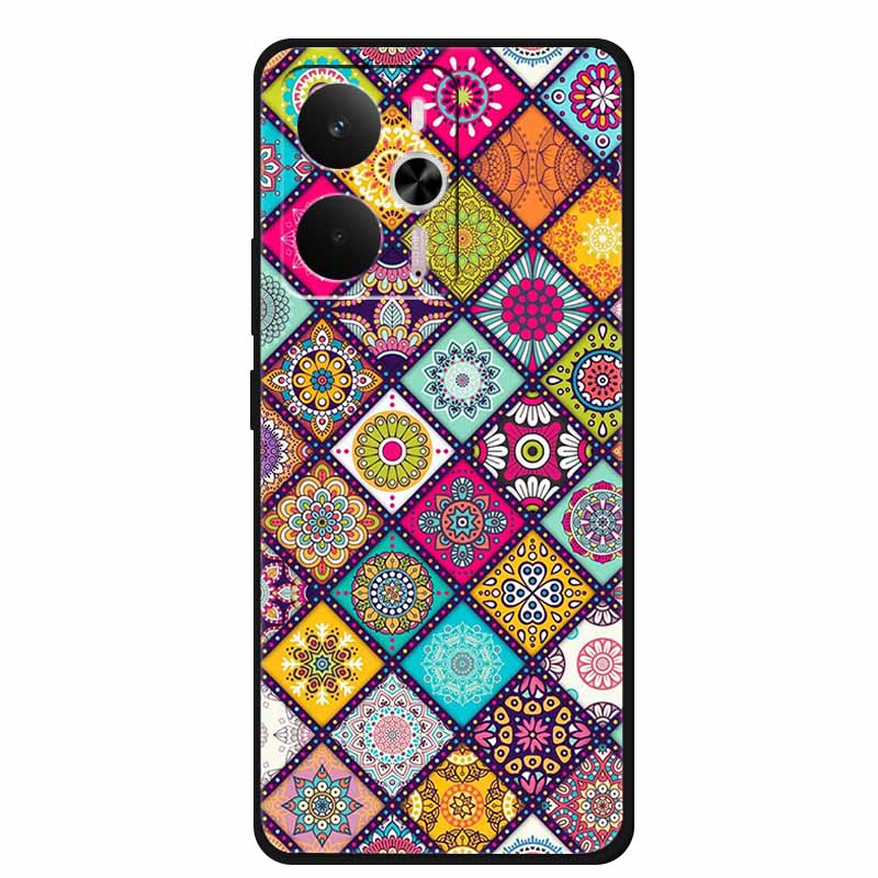 For Realme 14 Case Realme14 5G RMX5070 Phone Shell Soft Silicone Back Cover For Realme 14 Global Black TPU Funda Cute Capa Coque
