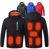 Smart Heated Hooded Ski Jacket - Warm, Thick Cotton for Winter Sports