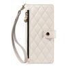 For Samsung Galaxy S24/Galaxy S25 Wallet Case with Straps,Rhombus Leather Stand Phone Cover