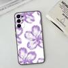 Flower Pattern   Phone Case For Samsung S25,S24,S21,S22,S23,S30,Ultra,S20,Plus,Fe,Soft Silicone Black Cover
