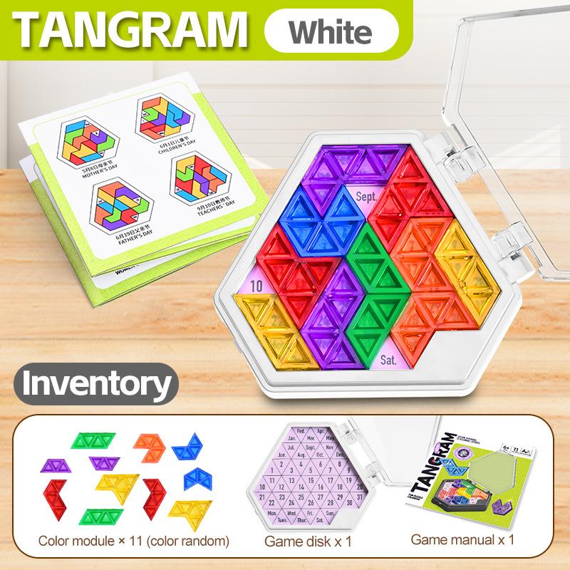 

Children Clearance Tangram Puzzles Toys Calendar Challenge Intelligence Game Logical Thinking Training Novelty Interactive Toys