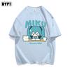 Cotton Cartoon Printed Top Short Sleeve Casual Versatile T-Shirts Women’s