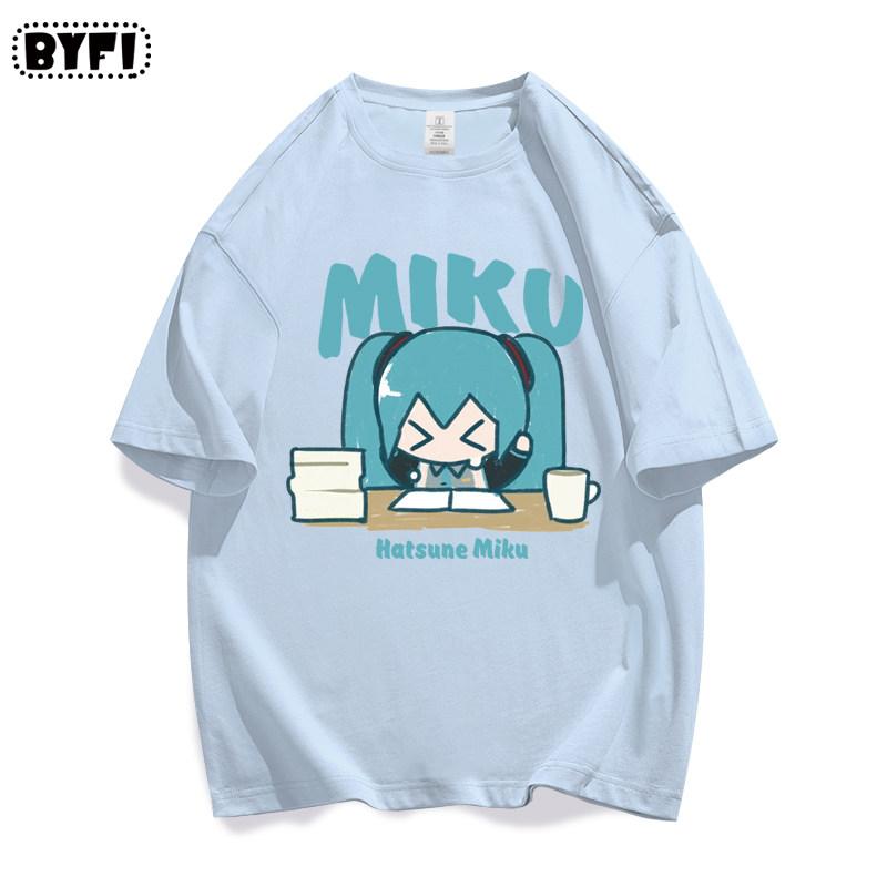 Cotton Cartoon Printed Top Short Sleeve Casual Versatile T-Shirts Women’s