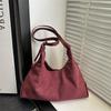 Große Kapazität Vintage Wildleder Textur Schultertasche mit oberem Griff für Damen Herbst Winter Einfach Vielseitig Pendler Handtasche