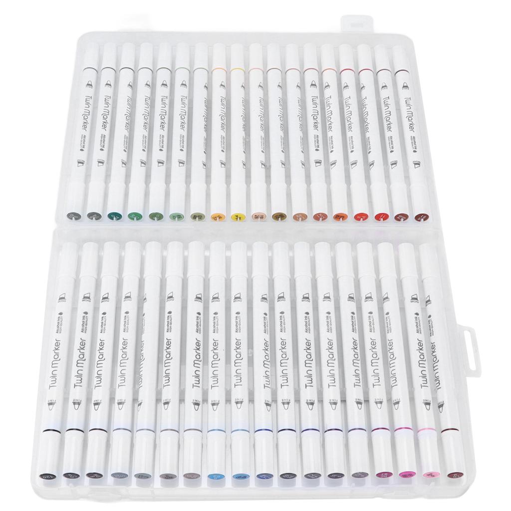 Marker Pen Large Double Head Waterproof Multifunctional Fast Drying Whiteboard Pencil for Graffiti Writing Coloring