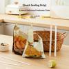 Food Bag Sealing Clips 12Pcs Moisture Proof Durable Sealing Strips for Kitchen Snack Nut Bag Storage Home Organization