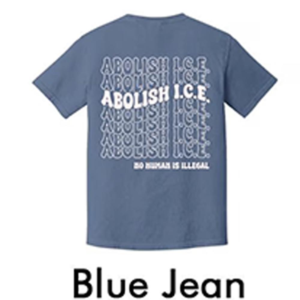 Vintage Dark Academia Bookish Literary Shirt Abolish Ice No Human Is Illegal 2 Sided Comfort Shirt Social Unisex Top Streetwear