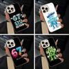 6-7 -Six Seven Phone Case For iPhone 11 12 13 14 15 16Pro Max Plus White Sliver  Phone Cover