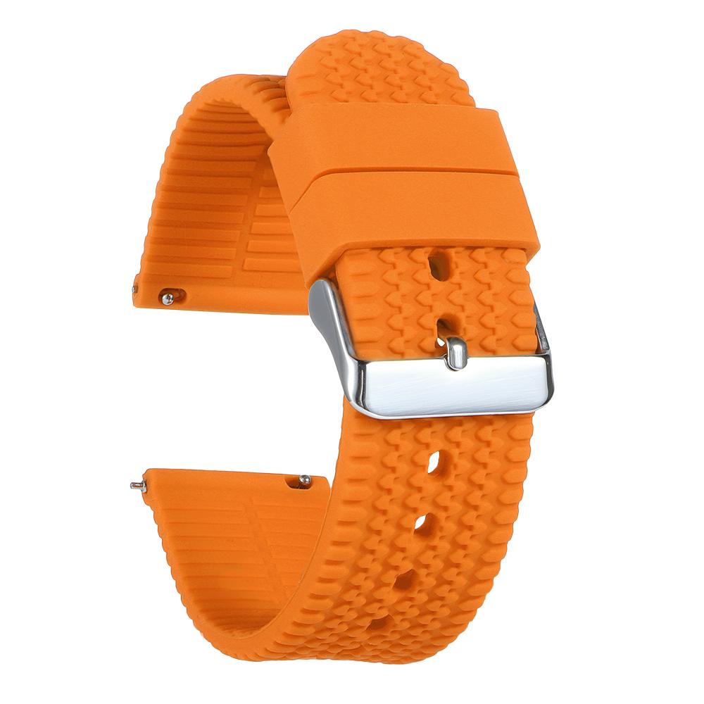 18mm 20mm 22mm 24mm Soft Rubber Strap Silicone Watch Band for Seiko for Rolex Bracelet Quick Release Sport Replacement Wristband