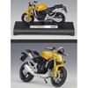Model de motocicletă din aliaj Welly HONDA Hornet la scară 1/18 Modele de vehicule de jucărie din metal Model de motocicletă Colectie de simulare înaltă Cadouri pentru copii