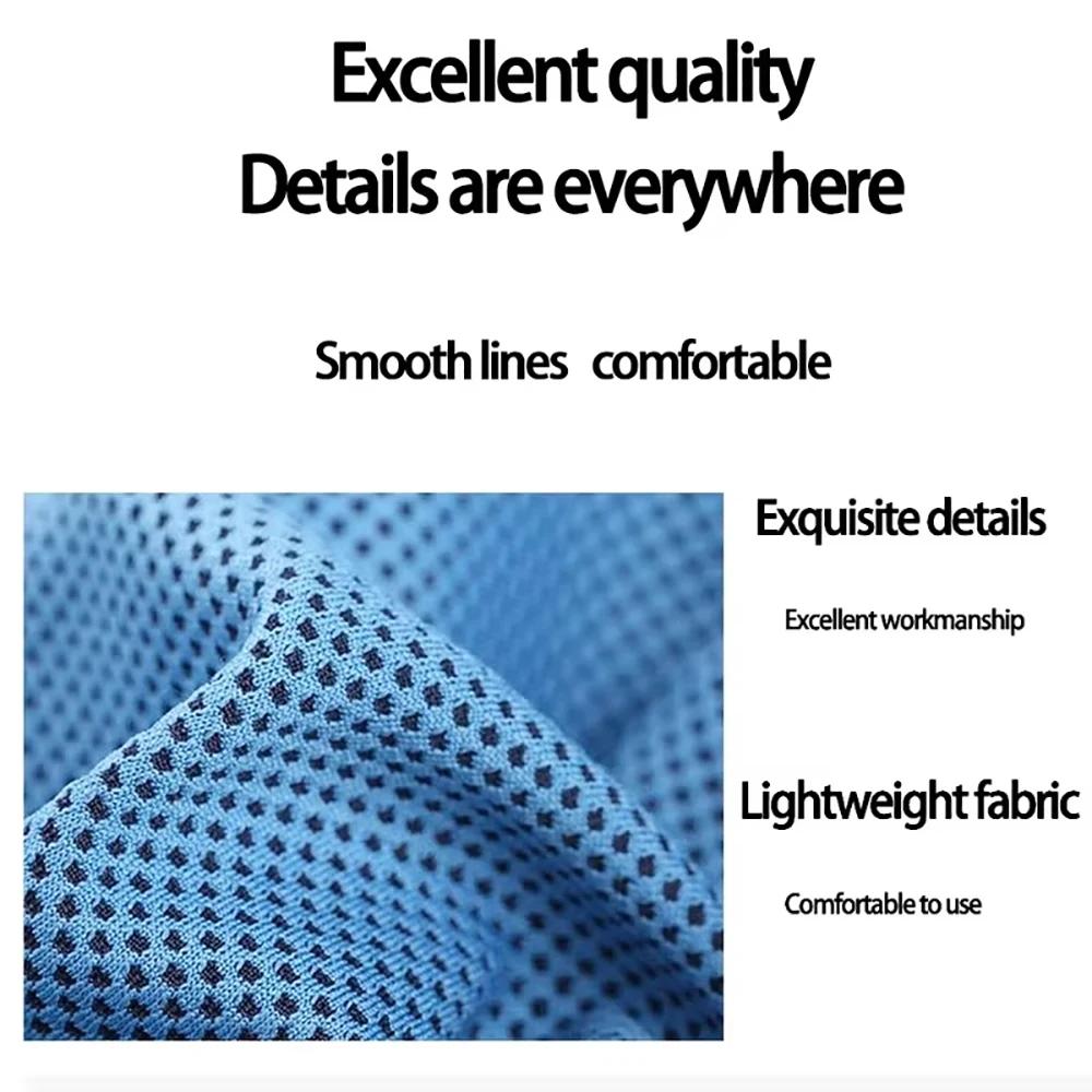 Portable Circular Silicone Wrapped Cold Towel Cooling Towel Quick Drying Polyester Fiber Towels Beach Accessories Sport Fitness