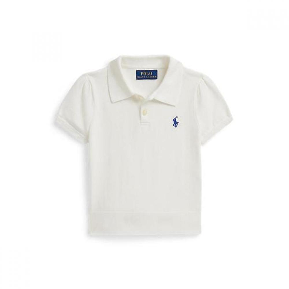 Polo Ralph Lauren Girls Cotton Short Sleeve Sweater 2 6 Years Cwposwer6820587100 2