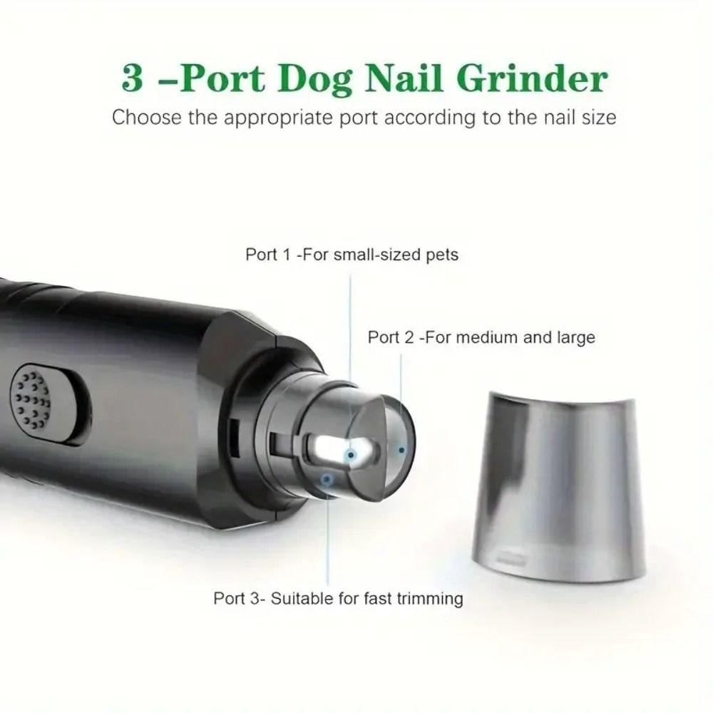 New Electric Pet Nail Grinder Battery Portable Dog Cat Nail Trimmer Pet Grooming Tool Nail Clippers Large and Small Dogs