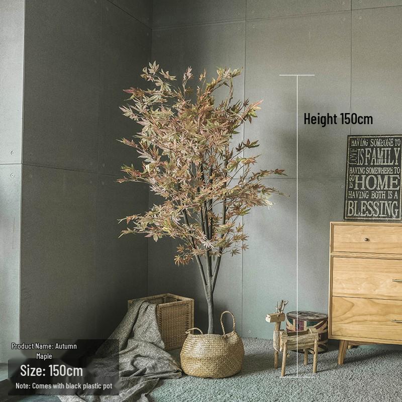 Luxury Fiddle-Leaf Fig Artificial Tree - Large Indoor Potted Plant Decor.