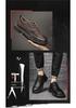 Men's 2023 Autumn Black Casual Retro Leather Shoes – Trendy Non-slip British Style