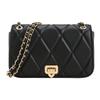 Charles & Keith Fashion Quilted Chain PU Crossbody Bag Small Women bags Cream Black Light-Pink CK2-20671747