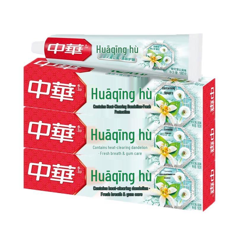 

Zhonghua Flower Fresh Toothpaste - Orange Blossom Dandelion 3-Pack
