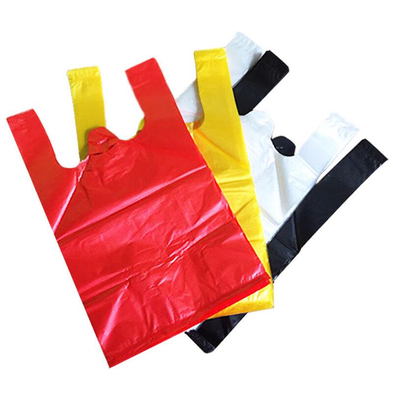 Lion Hunt Thickened White Plastic Food Bags