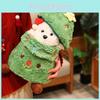 Christmas Tree Dog Plush Toy With Hidden Puzzle For Kids And Adults