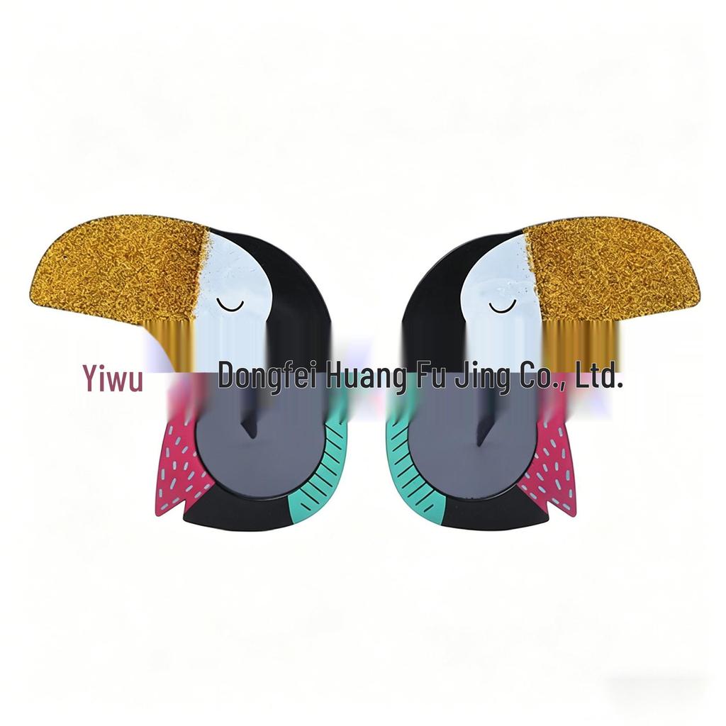 Hawaiian Beach Party Glasses: Coconut Tree, Flamingo, Parrot, Ice Cream, Flower & Wine Glass Fun