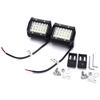 2pcs 4-Row 72W 4-Inch Ultra-Bright LED Light Bar for Off-Road Truck Jeep Mods