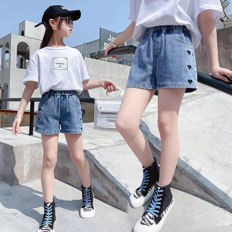 Nuovi arrivi: Pantaloncini di jeans sottili da bambina per l'estate – Disponibili nelle taglie M e L per bambini