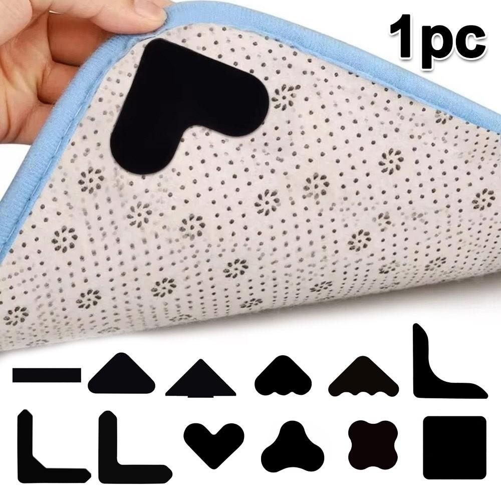 New Non-slip Carpet Stickers Anti Curling Reusable Rug Mat Grip Grip Stoppers Washable Floor Stoppers Home Decor