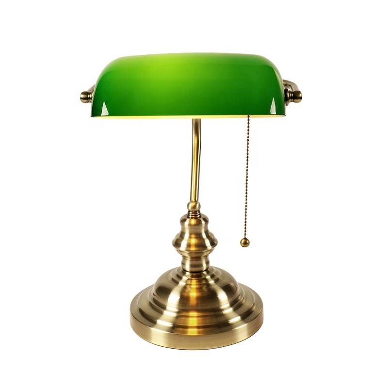 European Modern Portable Hotel Bedside Desk Light Green Banker Book Reading Brass