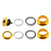MUQZI 1 1/8" 34MM Headset For 28.6mm Threadless Straight Tube Fork MTB Road Bike Semi Integrated Internal 34MM Headset