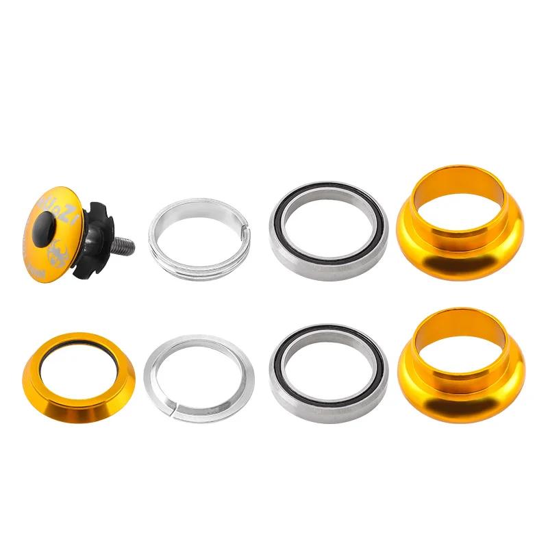 MUQZI 1 1/8" 34MM Headset For 28.6mm Threadless Straight Tube Fork MTB Road Bike Semi Integrated Internal 34MM Headset