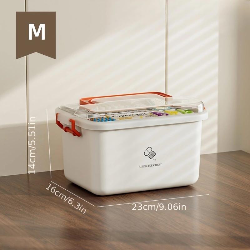 

3 Tier Home Multifunctional Storage Medicine Box, Divided Into Compartments and Layers, Clear Storage of Various Medicines